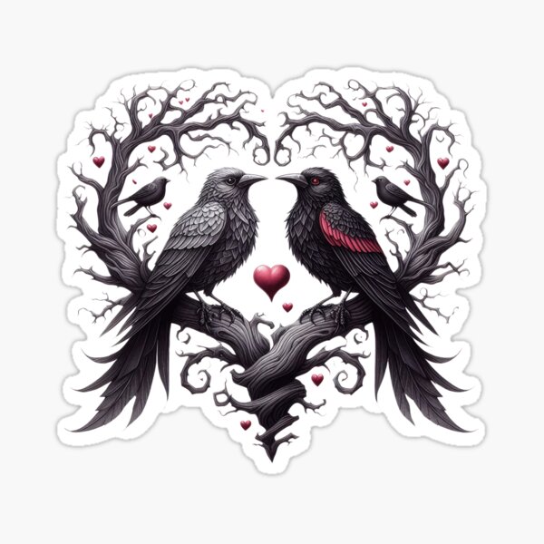 Item preview, A Raven Love Affair designed and sold by Celestial Charm Co.