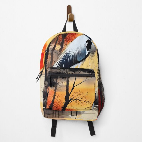 Item preview, Herons fishing at Sunset 2 designed and sold by Kallak-AI-Art.