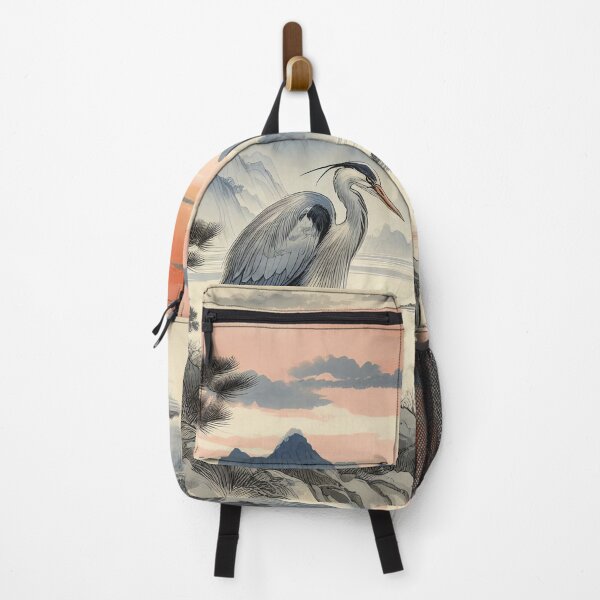 Item preview, Heron at Dawn designed and sold by Kallak-AI-Art.