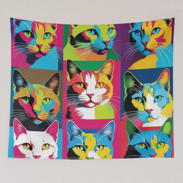 Item preview, Pop Art Cat designed and sold by ldrees895.