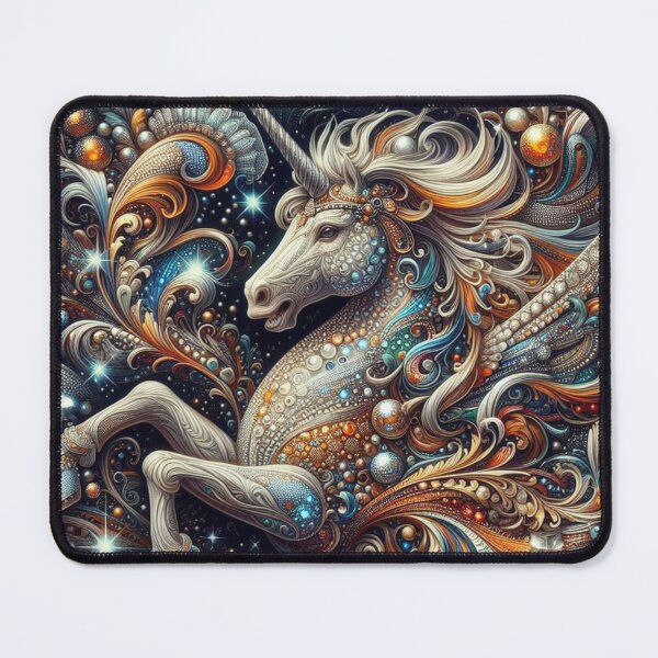 Item preview, Radiant Unicorn Dreams - Small Colorful Diamonds Fabric designed and sold by Rui Fernandes.