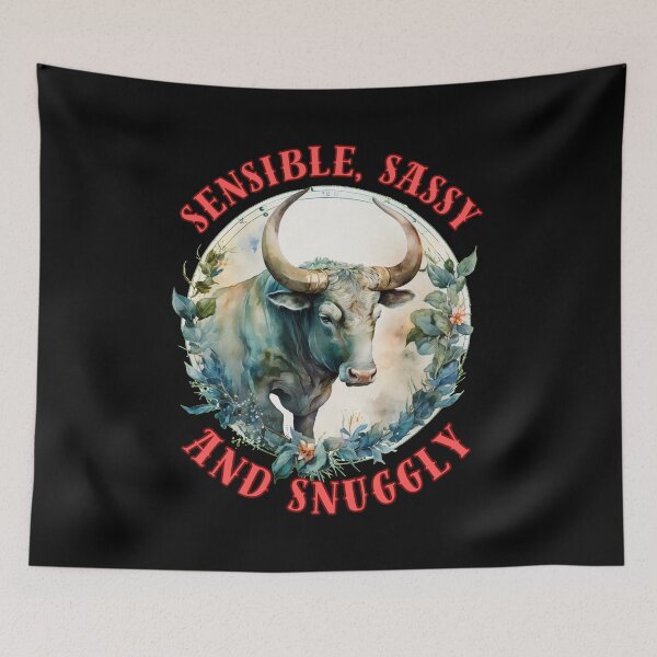 Item preview, Sensible, Sassy, And Snuggly. taurus star sign designed and sold by ZodiacWonders.