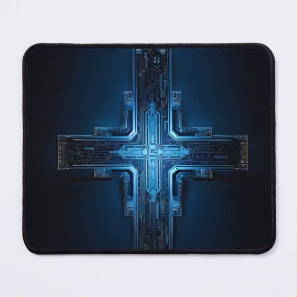 Item preview, Digital electronic circuit board cross designed and sold by dcrc.