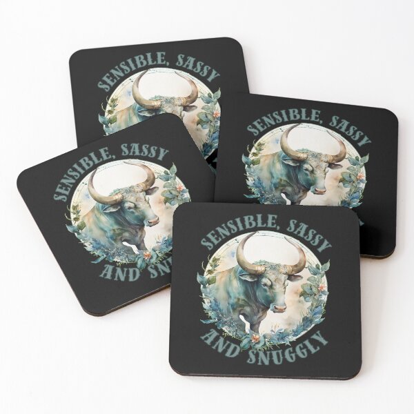 Item preview, Sensible, Sassy, And Snuggly. taurus sayings designed and sold by ZodiacWonders.