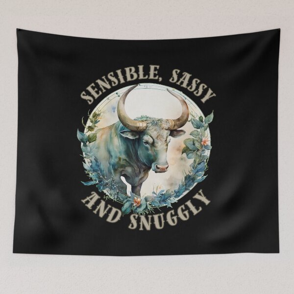 Item preview, Sensible, Sassy, And Snuggly. cute taurus designed and sold by ZodiacWonders.