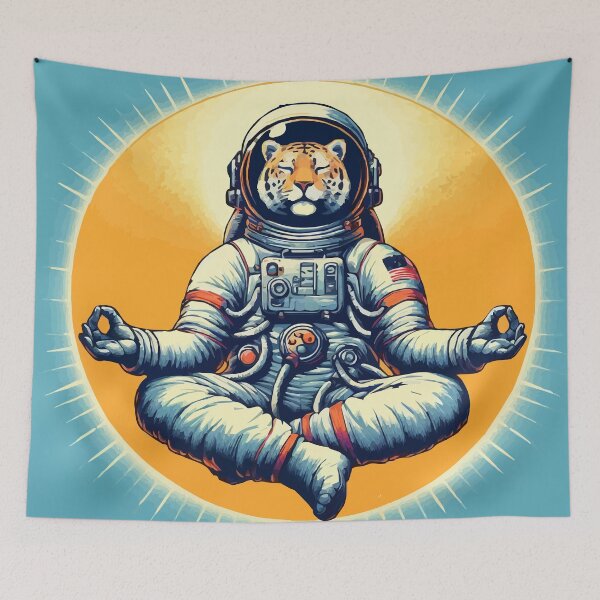 Item preview, The Zen Tiger in the Cosmic Void designed and sold by Gacram.