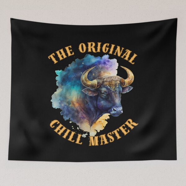 Item preview, The Original Chill Master. taurus sign designed and sold by ZodiacWonders.