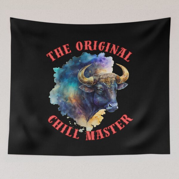Item preview, The Original Chill Master. taurus astrology designed and sold by ZodiacWonders.