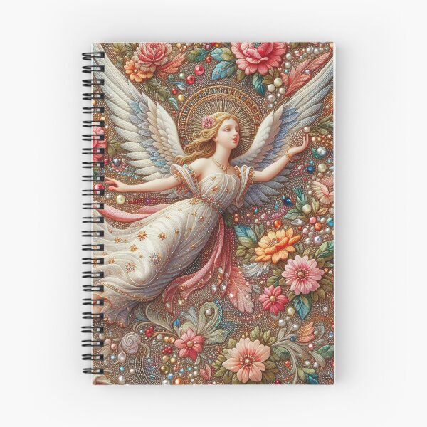 Item preview, Heavenly Elegance - Small Colorful Diamonds Fabric with Angelic Touch designed and sold by Rui Fernandes.