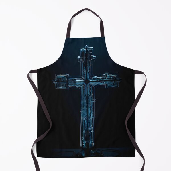 Item preview, digital electronic circuit board cross designed and sold by dcrc.