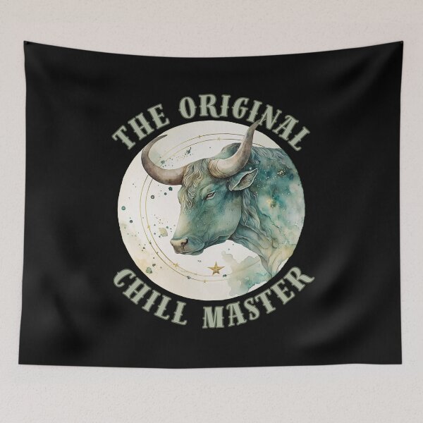 Item preview, The Original Chill Master. cute taurus designed and sold by ZodiacWonders.