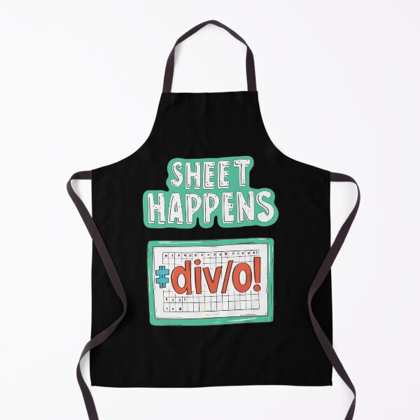 Item preview, Sheet Happens #DIV/0! - Excel Spreadsheet, Shit Happens, Office designed and sold by TheRealmWithin.