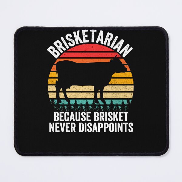 Item preview, Brisketarian Because Brisket Never Disappoints BBQ Barbecue designed and sold by MobyStickers.