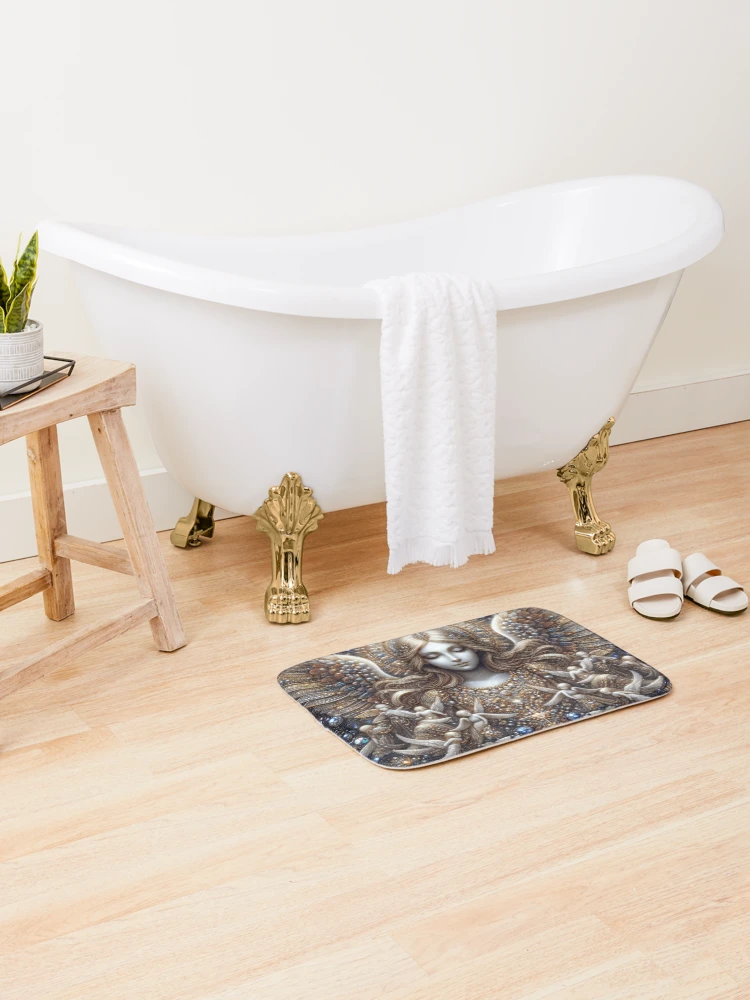 Thumbnail 2 of 6, Bath Mat, Angelic designed and sold by Rui Fernandes.