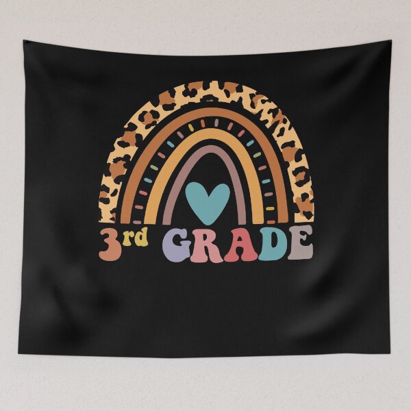Item preview, 3rd Grade Rainbow Kids Teacher Team Third Grade Squad designed and sold by MobyStickers.