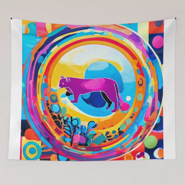 Item preview, Bubbles series, multicolored visions with an animal designed and sold by janjacbu.