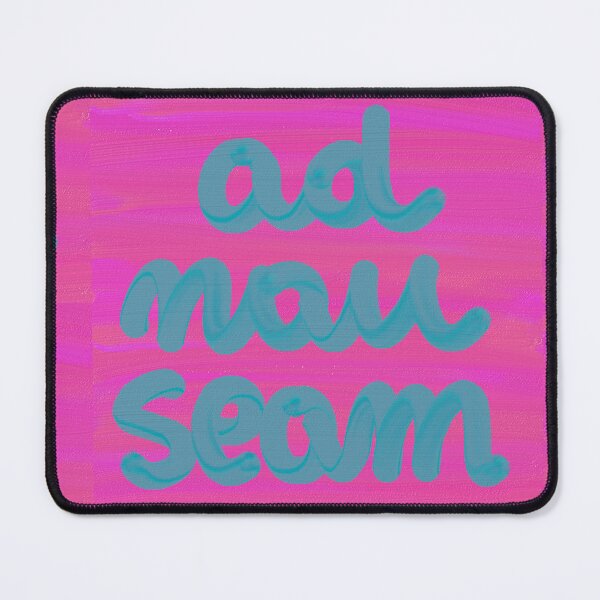 Item preview, AD NAUSEAM word art print designed and sold by nataliavandalia.