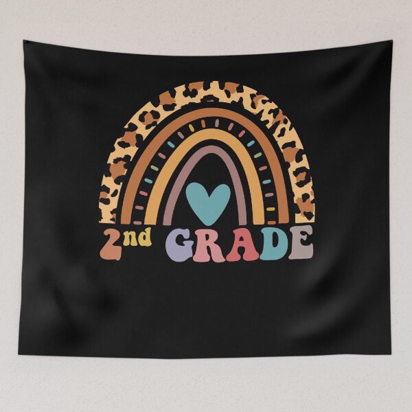 Item preview, 2nd Grade Rainbow Kids Teacher Team Second Grade Squad designed and sold by MobyStickers.