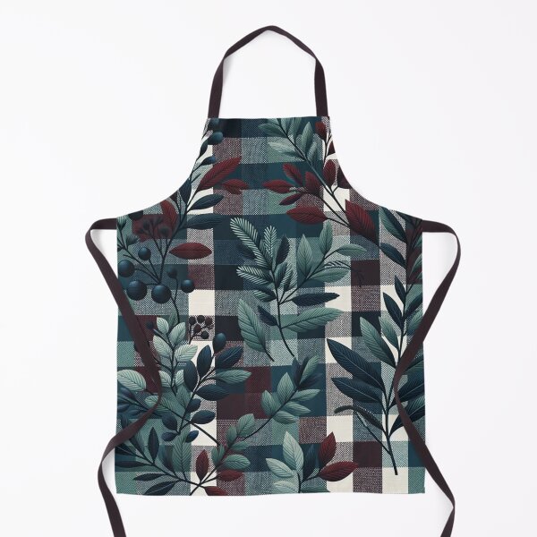 Item preview, Winter-Inspired Gingham Pattern Print designed and sold by PinUpPizzazz.