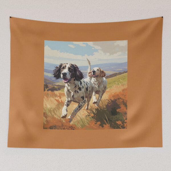 Item preview, English Setters Art (Painting Design 1) designed and sold by Samuelsboro.