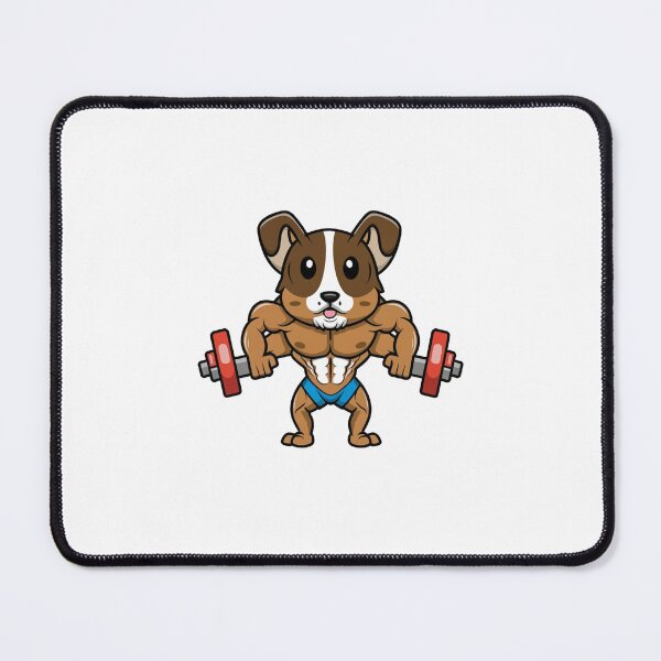 Item preview, Cute Dog as a Bodybuilder designed and sold by vetshop.