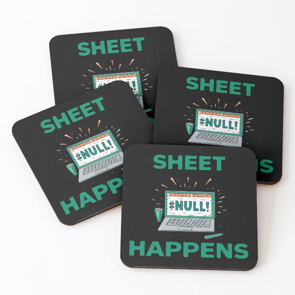 Item preview, Sheet Happens #NULL! - Excel Spreadsheet, Shit Happens, Office designed and sold by TheRealmWithin.