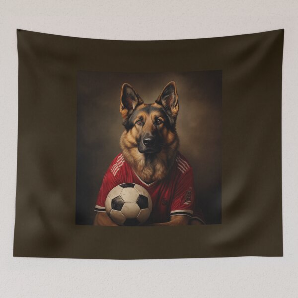 Item preview, German Shepherd Football (Soccer) Player designed and sold by Samuelsboro.