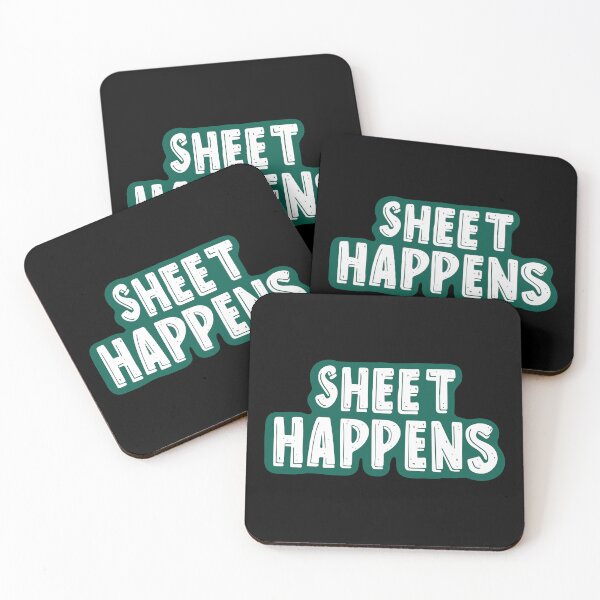 Item preview, Sheet Happens - Excel Spreadsheet, Shit Happens, Office designed and sold by TheRealmWithin.