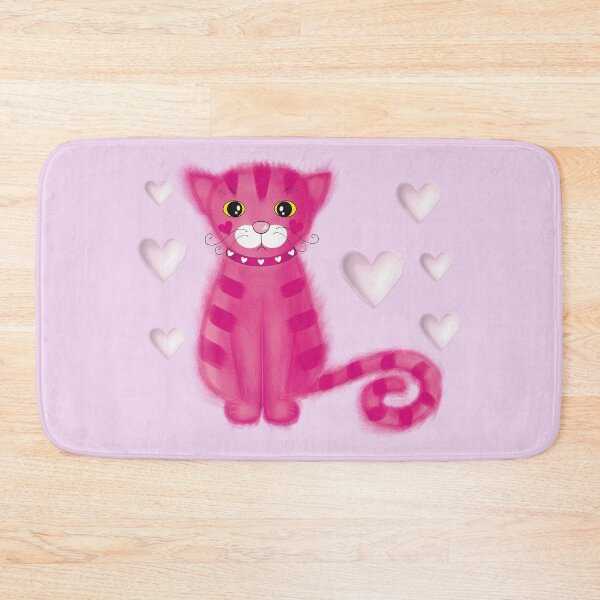 Item preview, pretty pink cat designed and sold by LiudmylaMaika.
