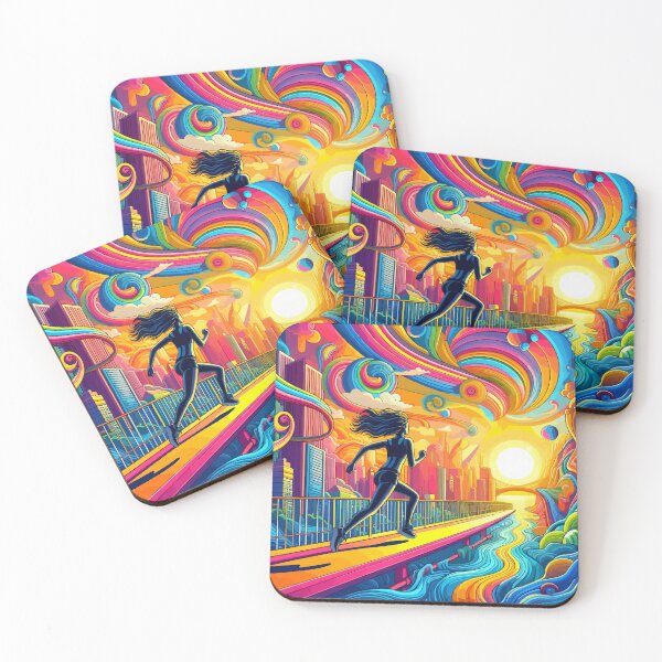 Item preview, Running Towards Abstraction, But in Black and White designed and sold by Gacram.