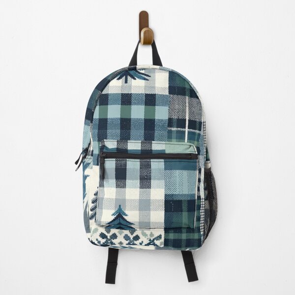 Item preview, Winter-Inspired Checkered Pattern Print designed and sold by PinUpPizzazz.