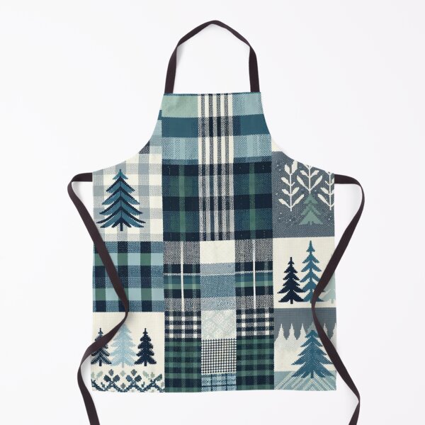 Item preview, Winter-Inspired Checkered Pattern Print designed and sold by PinUpPizzazz.
