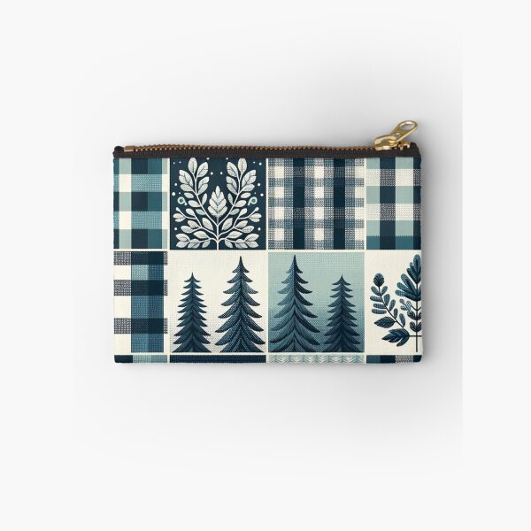 Item preview, Winter-Inspired Gingham Pattern Print designed and sold by PinUpPizzazz.