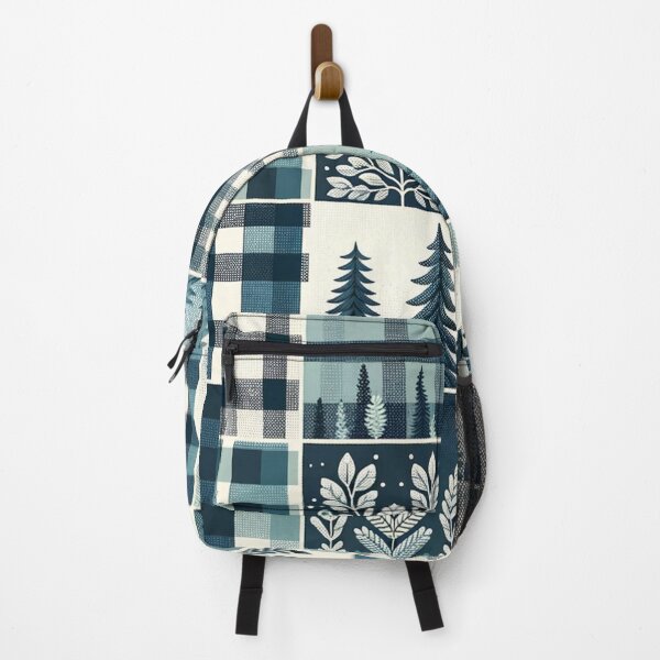 Item preview, Winter-Inspired Gingham Pattern Print designed and sold by PinUpPizzazz.