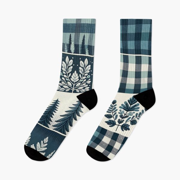 Item preview, Winter-Inspired Gingham Pattern Print designed and sold by PinUpPizzazz.