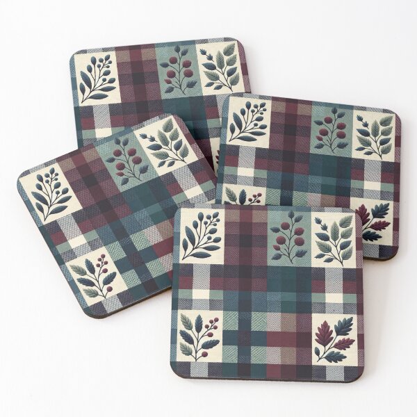 Item preview, Winter-Inspired Gingham Print Pattern designed and sold by PinUpPizzazz.