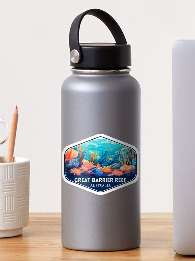 Thumbnail 1 von 3, Sticker, Great Barrier Reef Australien Reisesouvenir designt und verkauft von electricninja.