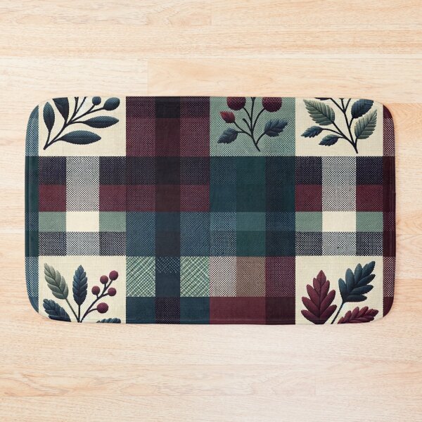 Item preview, Winter-Inspired Gingham Print Pattern designed and sold by PinUpPizzazz.