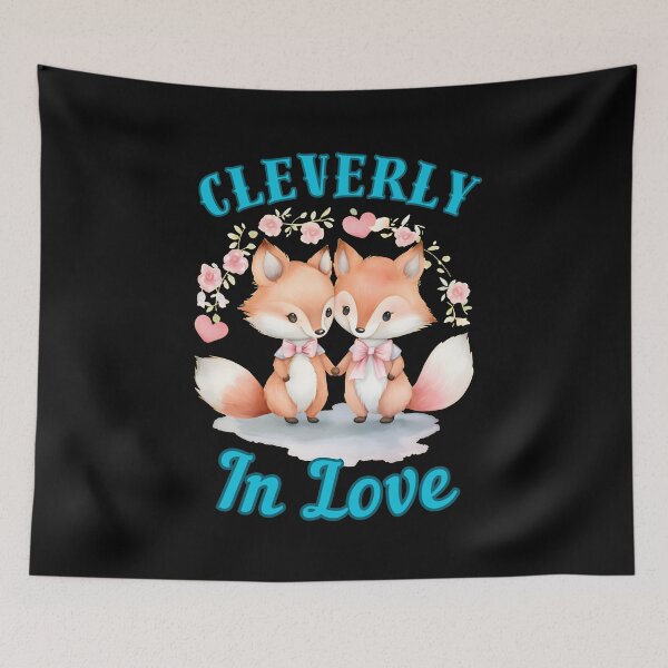 Item preview, Cleverly In Love. fox face designed and sold by FoxVibes.