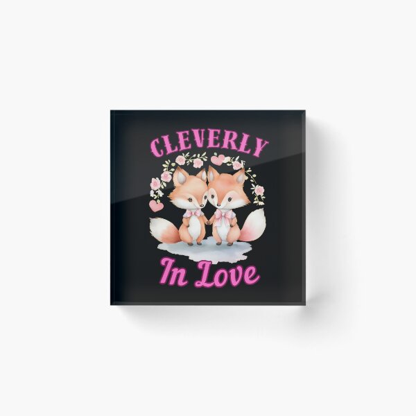 Item preview, Cleverly In Love. cool fox designed and sold by FoxVibes.