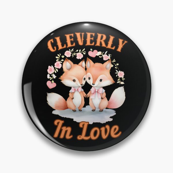 Item preview, Cleverly In Love. fox portrait designed and sold by FoxVibes.