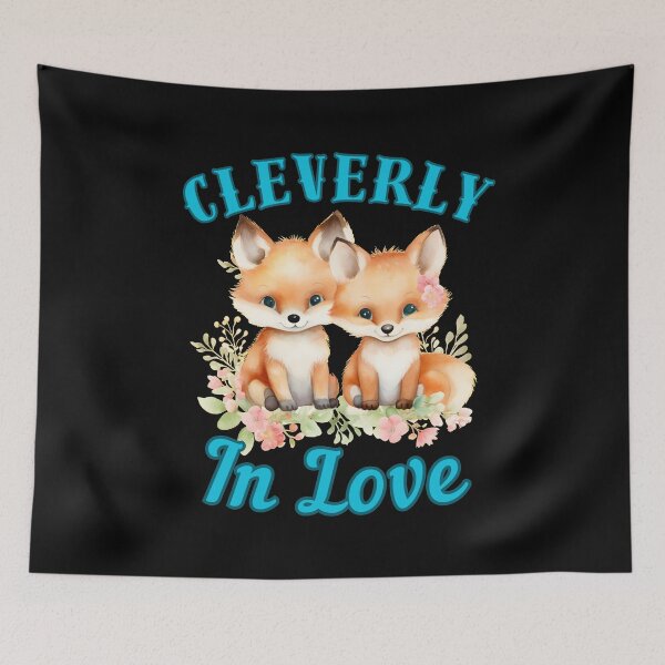 Item preview, Cleverly In Love. vintage fox designed and sold by FoxVibes.