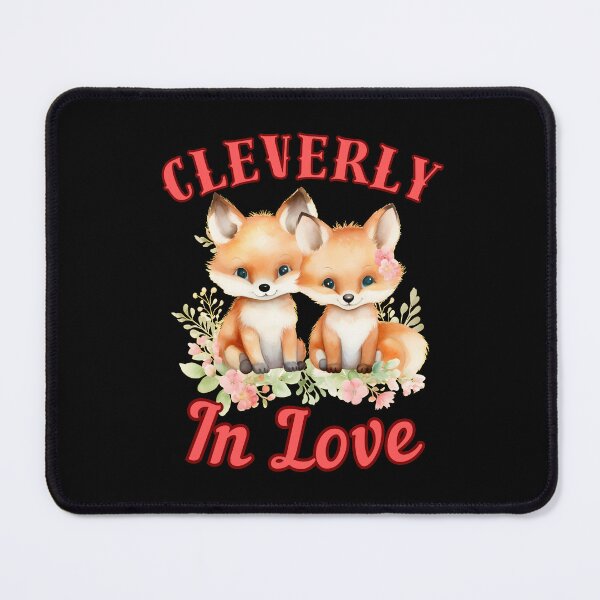 Item preview, Cleverly In Love. retro fox designed and sold by FoxVibes.