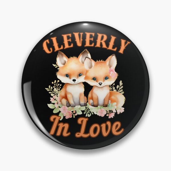 Item preview, Cleverly In Love. fox watercolor designed and sold by FoxVibes.