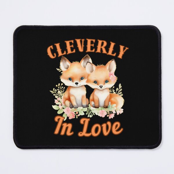 Item preview, Cleverly In Love. fox watercolor designed and sold by FoxVibes.