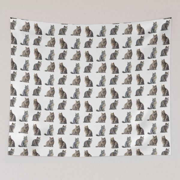 Item preview, Watercolor British Shorthair Cats designed and sold by TheAnimalZ00.
