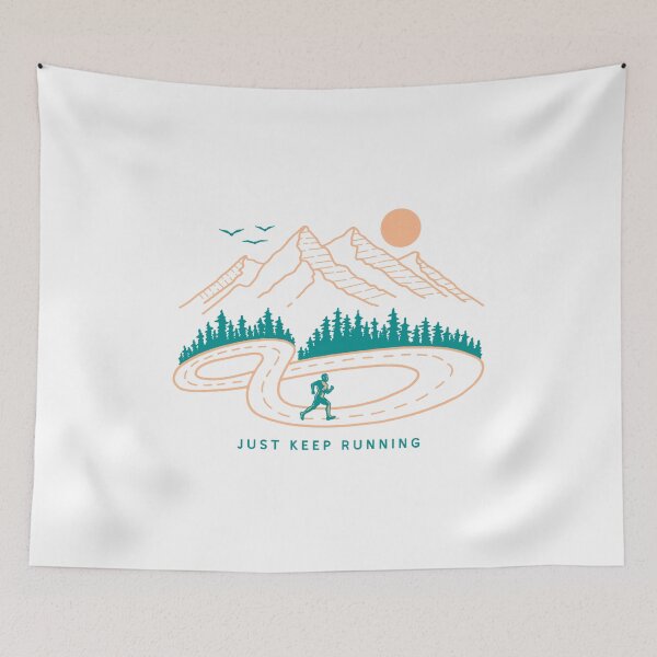 Item preview, Just Keep Running designed and sold by ethnicdrawing.