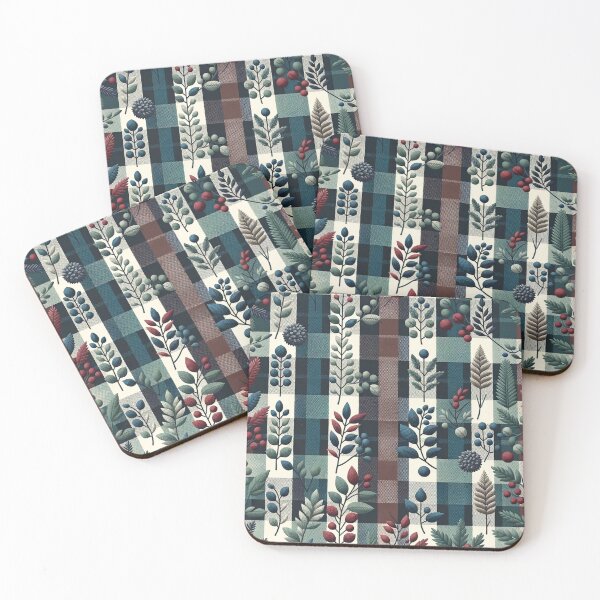 Item preview, Winter-Inspired Checkered Print Pattern designed and sold by PinUpPizzazz.