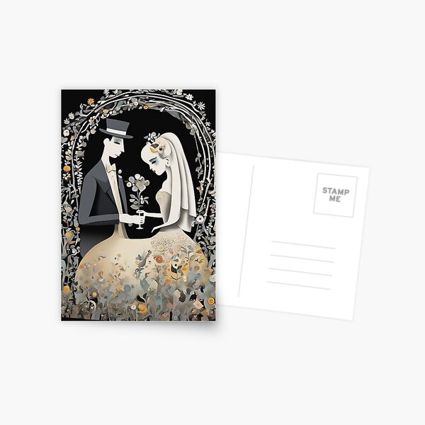 Item preview, Wedding card / 5 designed and sold by solveigsmake.