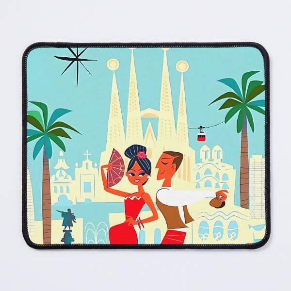 Item preview, Visit Barcelona Spain  designed and sold by Artzba2.